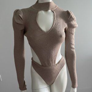 Fashion Nova Tunic Turtleneck Bodysuit